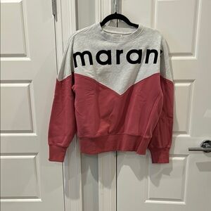 Isabel Marant Pink and Gray Sweater